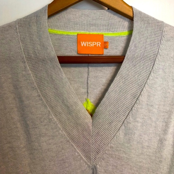 SOLD! WISPR V-neck Sweater fun neon colors - Picture 9 of 10